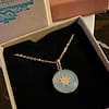 Médaille "S"  soleil - Nacrée – Image 3