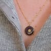 Médaille Étoile Prune
