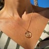 Médaille "M" Ancre - Transparente