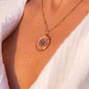 Médaille « M » Soleil - Transparente