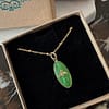 Médaille Ovale Abeille - Verte Pomme – Image 4