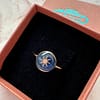 Bague « T54 » soleil bleu nuit – Image 2