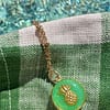 Médaille « S » Ananas vert vif