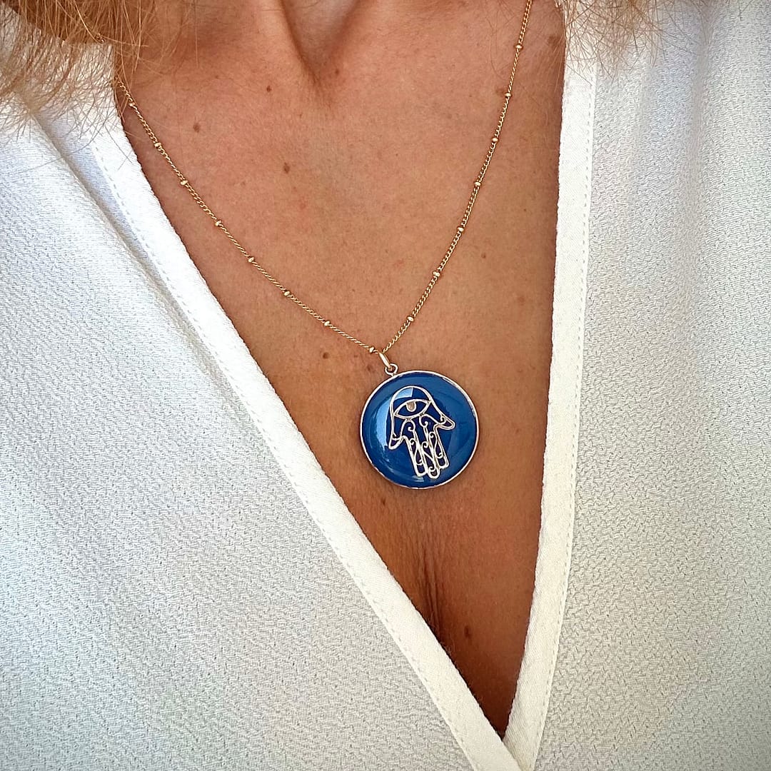 Médaille "L" Fatma - Bleue majorel