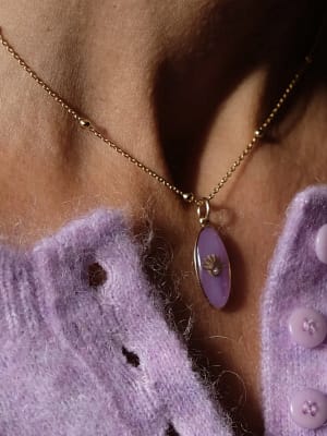 Médaille ovale Oeil