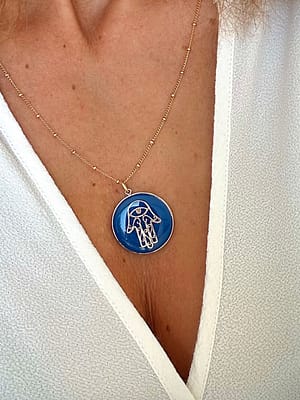 Médaille "L" Fatma - Bleue majorel