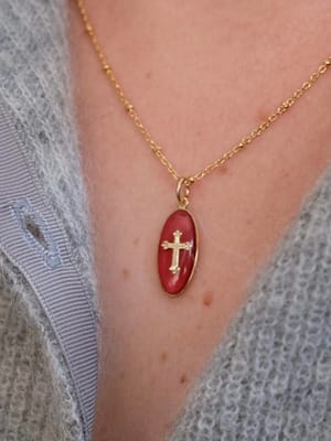 Médaille Ovale Croix