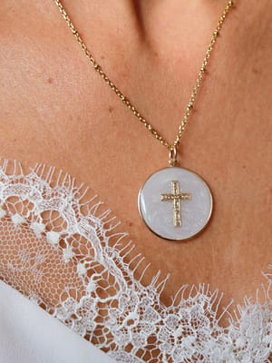 Médaille Croix Ciselé