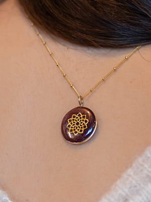 Chakra couronne prune