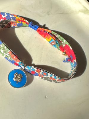 Bracelet trèfle bleu