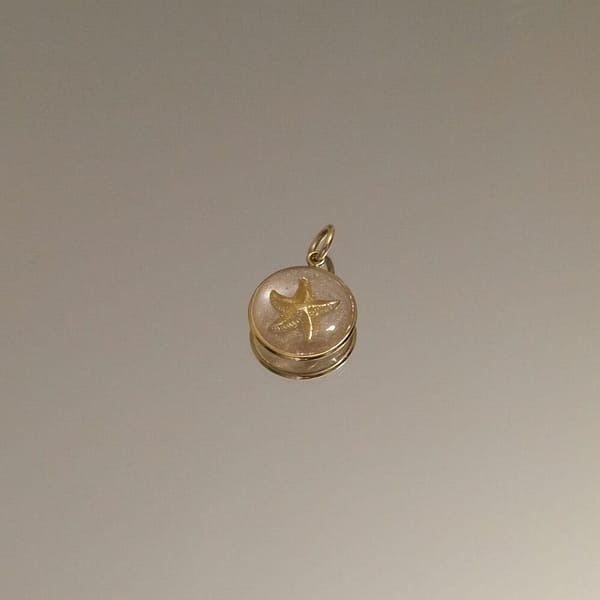 Médaille Étoile de Mer - Nacré Rose