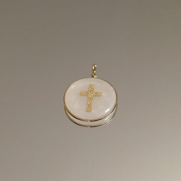 Médaille Croix - Transparente