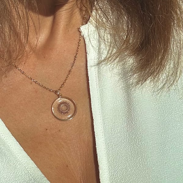 Médaille Soleil Perlé