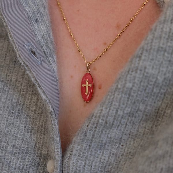 Médaille Ovale Croix