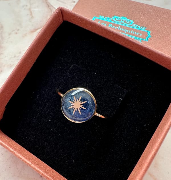 Bague « T54 » soleil bleu nuit – Image 2