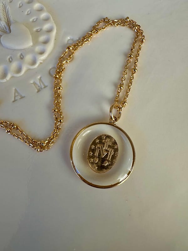 Médaille « M » vierge miraculeuse – Image 2
