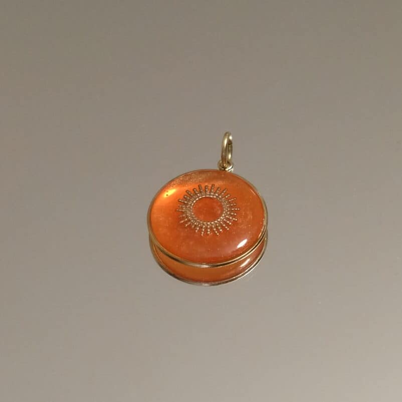 Médaille Astre - Orange