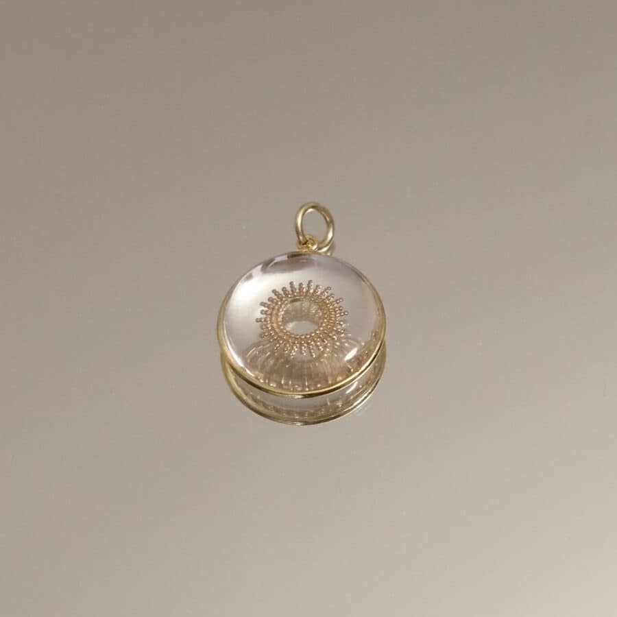 Médaille Soleil - Transparente