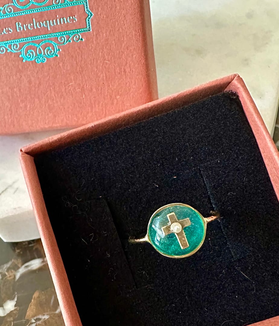 Bague "T54" Étoile - Bleue turquoise – Image 2