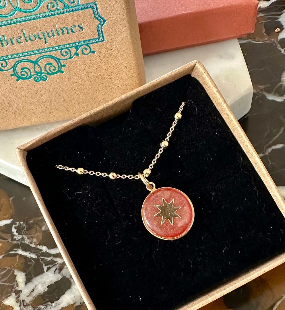 Médaille "S" Étoile - Orange – Image 2