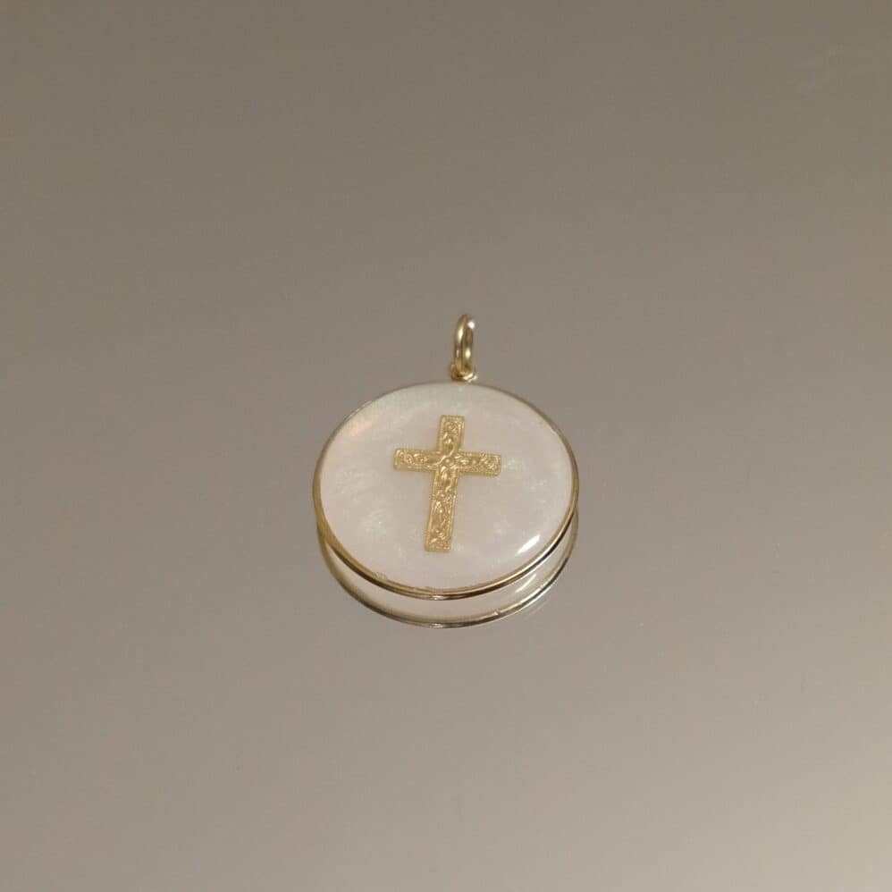 Médaille Croix - Transparente